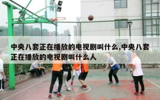 中央八套正在播放的电视剧叫什么,中央八套正在播放的电视剧叫什么人