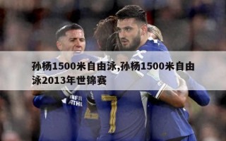 孙杨1500米自由泳,孙杨1500米自由泳2013年世锦赛