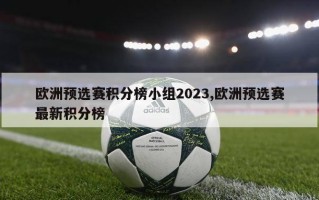 欧洲预选赛积分榜小组2023,欧洲预选赛最新积分榜