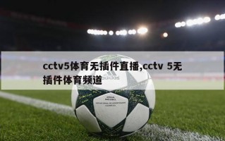 cctv5体育无插件直播,cctv 5无插件体育频道