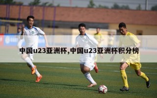 中国u23亚洲杯,中国u23亚洲杯积分榜