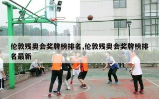 伦敦残奥会奖牌榜排名,伦敦残奥会奖牌榜排名最新