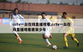 cctv一台在线直播观看,cctv一台在线直播观看唐宋少年