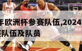 2024年欧洲杯参赛队伍,2024年欧洲杯参赛队伍及队员