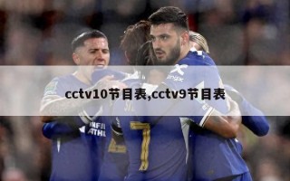 cctv10节目表,cctv9节目表