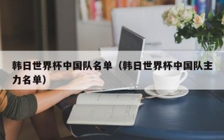 韩日世界杯中国队名单（韩日世界杯中国队主力名单）