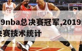 2019nba总决赛冠军,2019nba总决赛技术统计